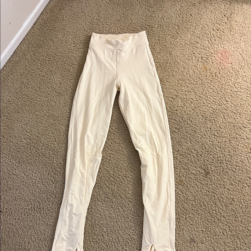 Oh Polly Cream Leggings